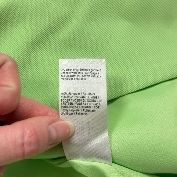 River Island Lime Green Oversized Blazer Jacket, Size 4 - Picture 6 of 7